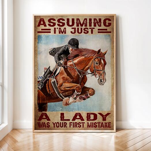 Интерьерный постер "Лошади" винтажная картина 02-0120