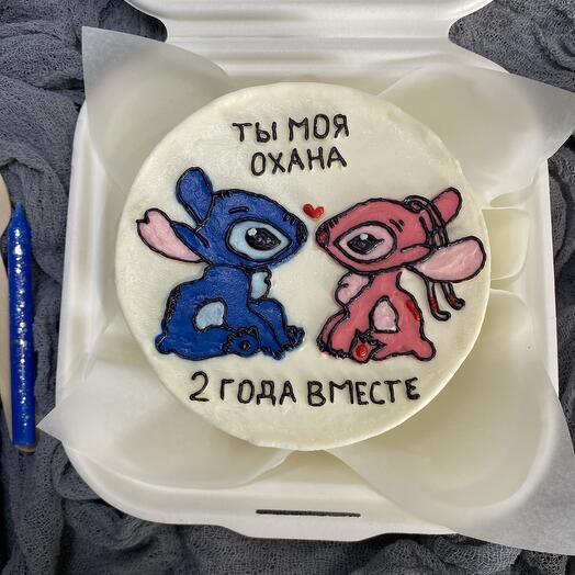Бенто-торт «ты моя охана»