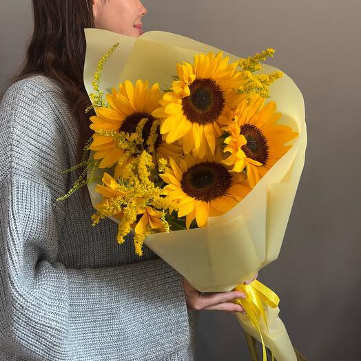 Букет летний. Подсолнухи 🌻