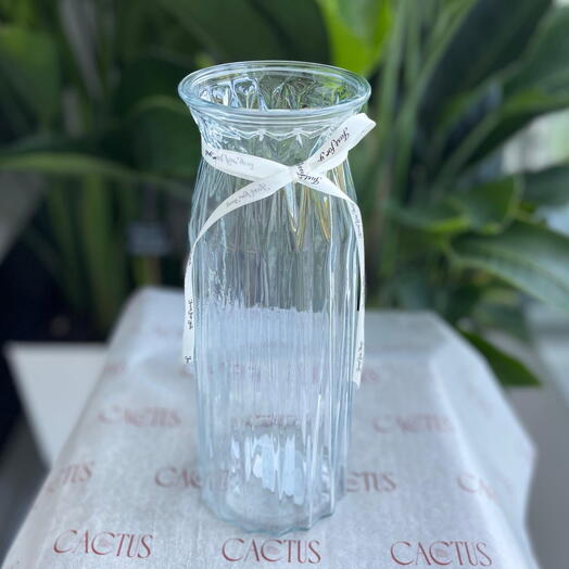 Ваза стеклянная «Just for you»