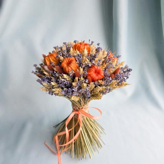 Букет интерьерный с физалисом🌾
