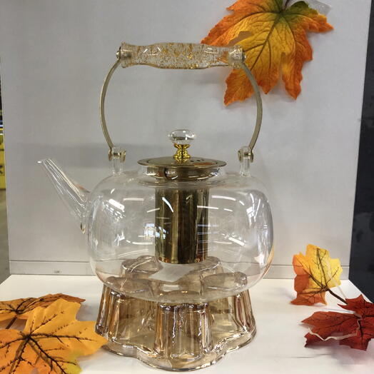 Заварочный чайник с подогревом ,, Золото