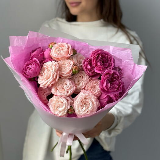 Букет «Pink flashback»