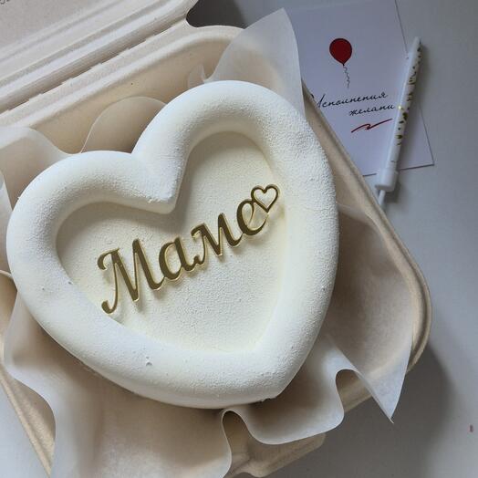 Бенто-торт для мамы муссовый