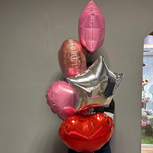 Шары фольга 5штук