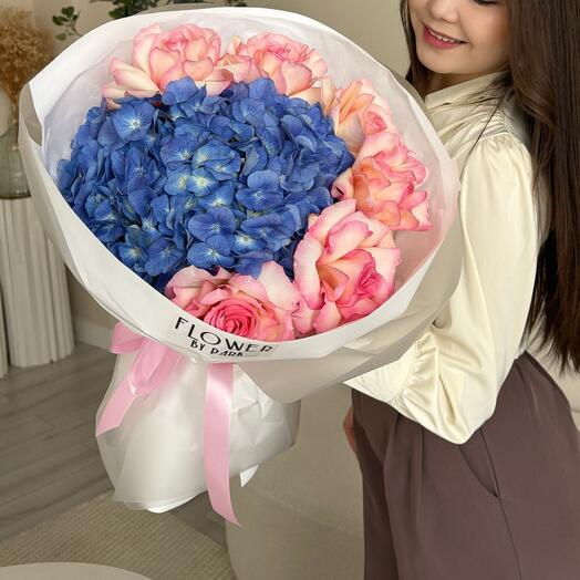 💙 Букет «Морская роза»