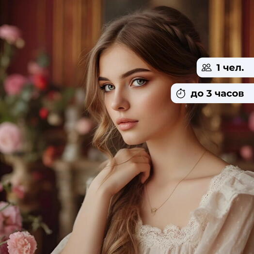 Изысканный образ.  Фотосессия в студии