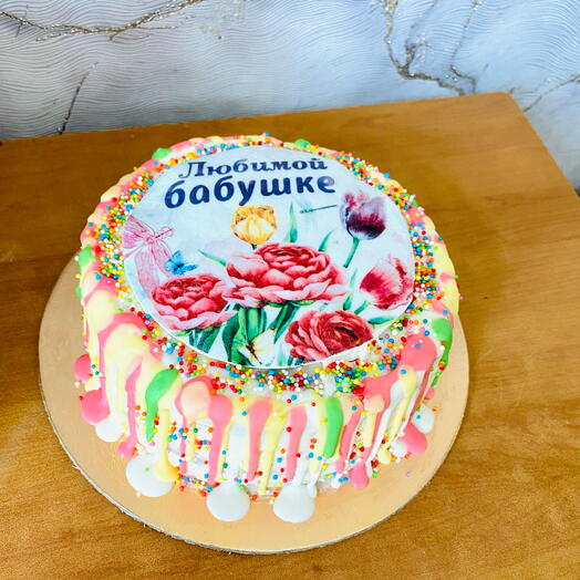 Торт Любимой бабушке