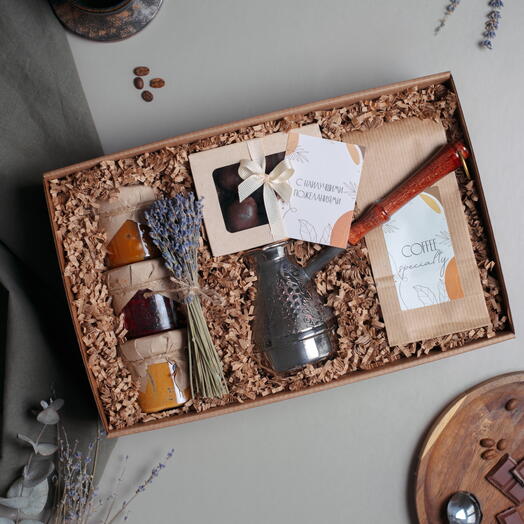 Подарочный набор «Душевное утро» на день рождения маме, подруге, коллеге, подарок на юбилей сестре, бабушке