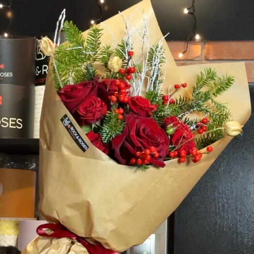 🎄Ramo de invierno | Elegancia invernal | Ramo de invierno