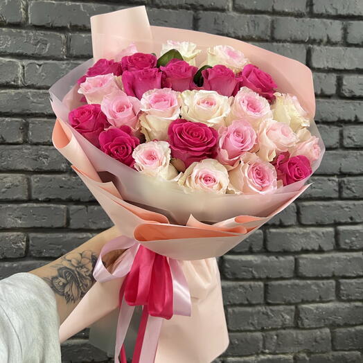Розовый микс 21