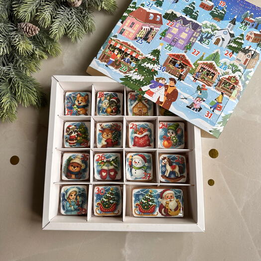 Адвент-календарь из пряников