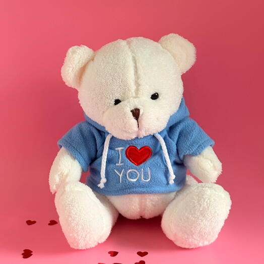 Мягкая игрушка мишка i love you