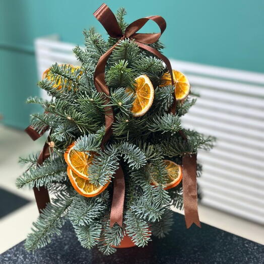 Елочка с апельсинами