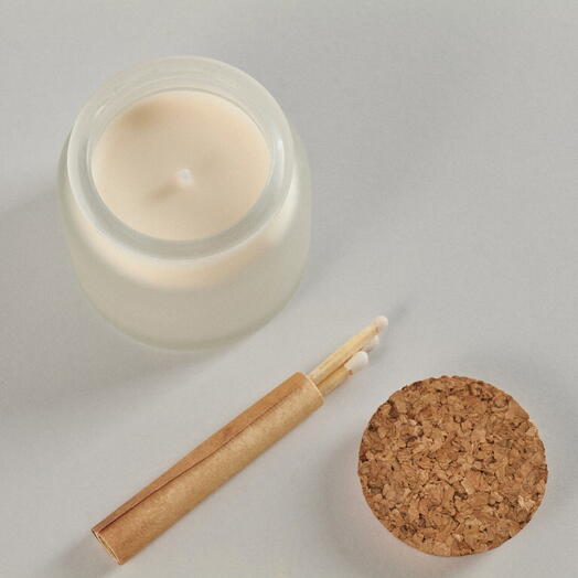 Эко-свеча БЕЗ ОТДУШКИ «Чистое пространство» (без аромата)