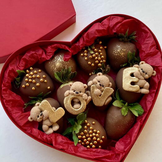 Набор клубники в шоколаде «Love mini»