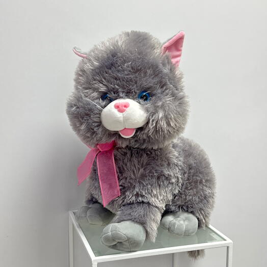 Мягкая игрушка кошка 🐈⬛