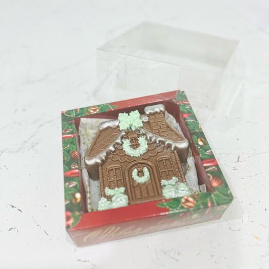 Дубайский шоколад «Новогодний домик»