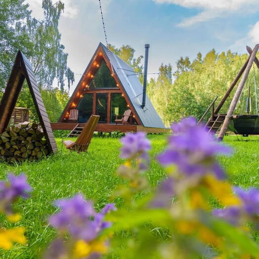 🎀Глэмпинг «Чернолесье» 2 участника Две ночи 💝