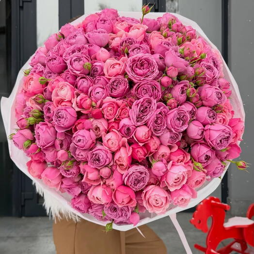 Монобукет кустовых пионовидных  роз WOW 🤩 💕💕
