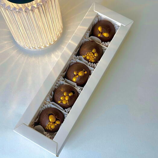 Шоколадные конфеты к 23 февраля | набор 5 штук