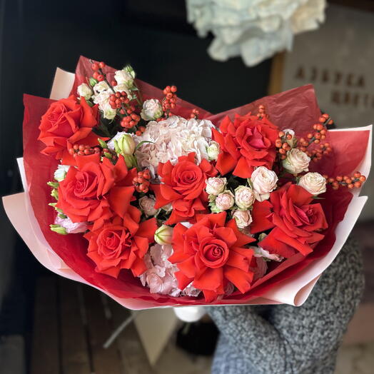 Авторский букет «Romance» L