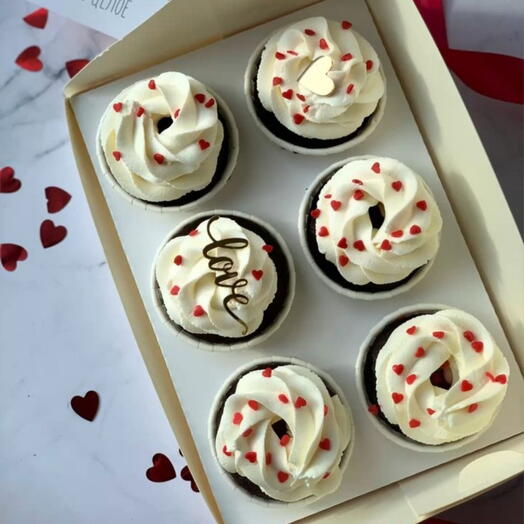 Cupcakes red velvet 6pcs