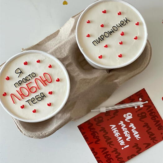 Cake to go «Люблю»