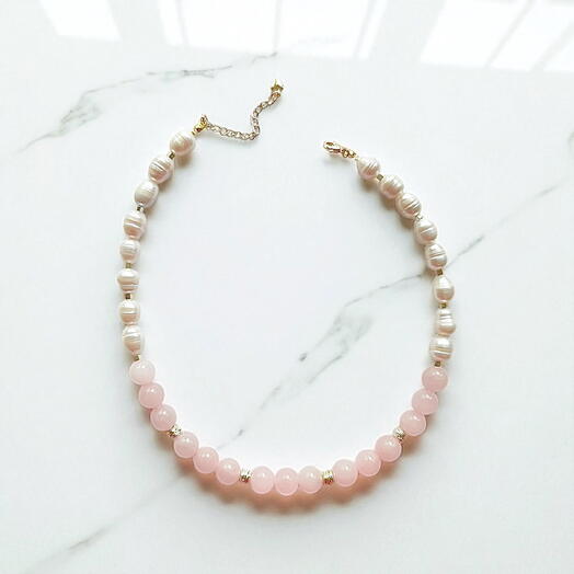 Колье Жемчужная роза