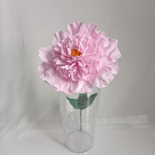 Пион из фоамирана ручной работы