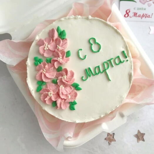 🎂 Бенто-торт «С 8 Марта»