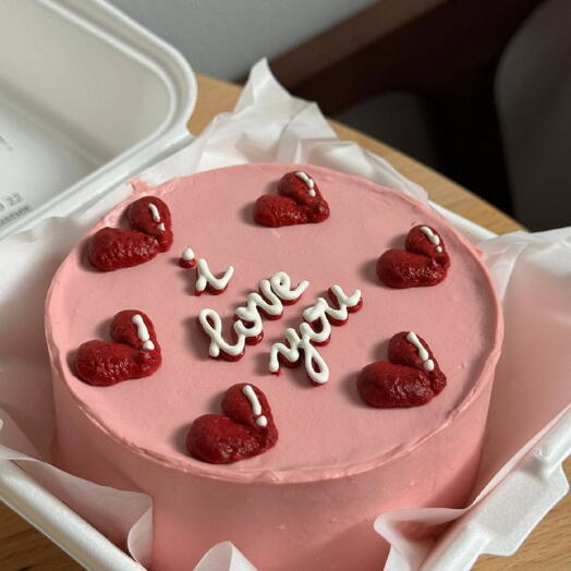 Бенто i love you с сердечками