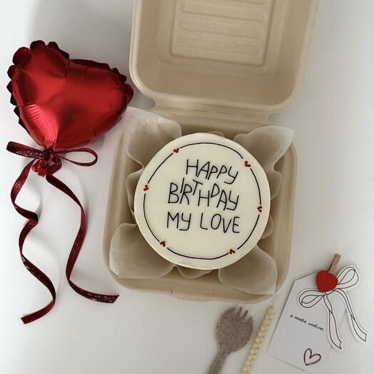 Бенто-торт на день рождения/happy birthday
