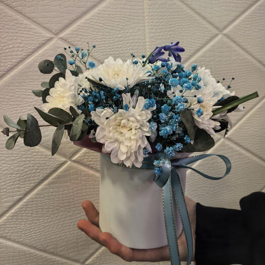 Композиция в коробке "Небо"