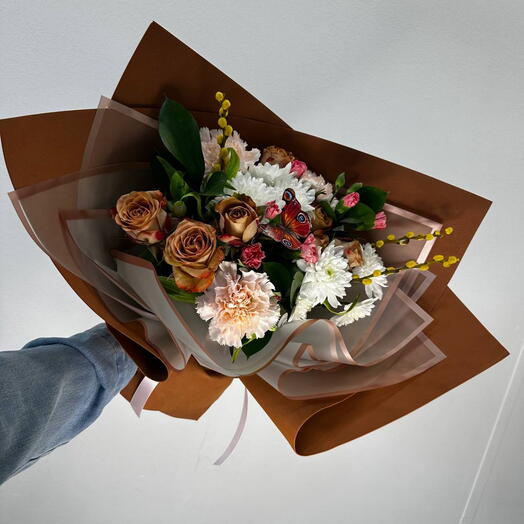 Авторский букет "Капучино"