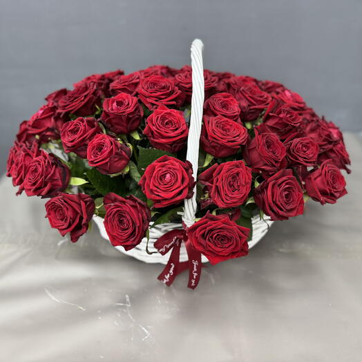 Корзина роз