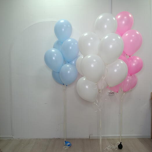 3 фонтана шаров