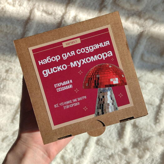 Набор для создания диско-мухомора