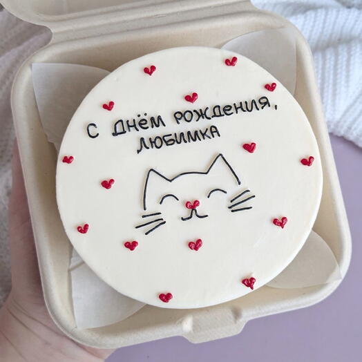 Бенто торт для подруги, девушки «Любимка»