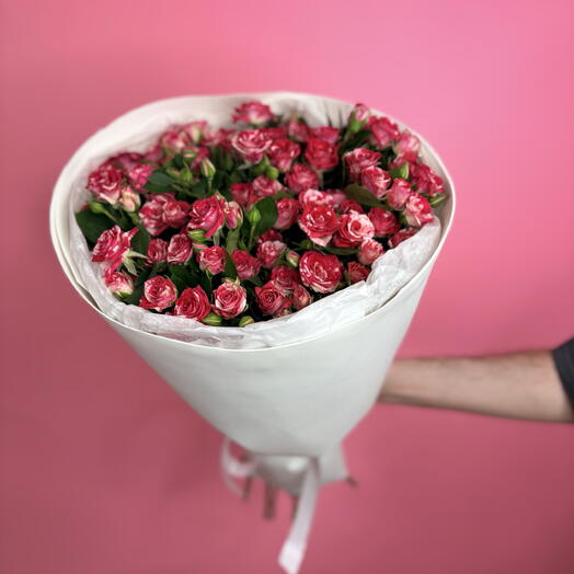 Букет из 15 кустовых роз🌹