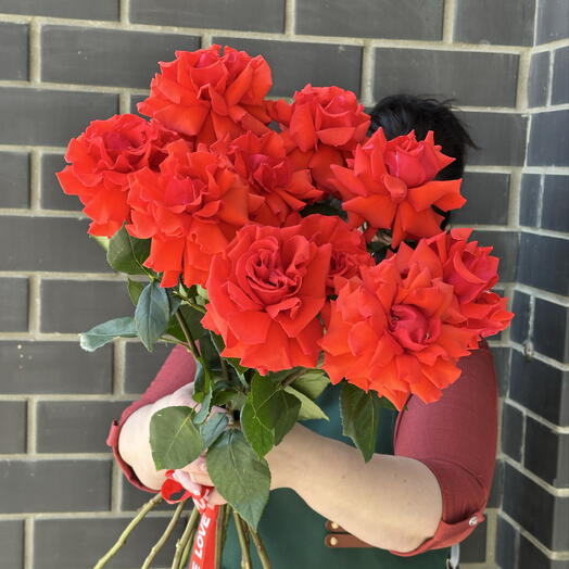 11 французских роз под ленту ♥️