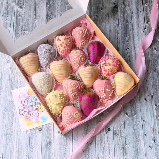 Клубника в шоколаде 16 шт