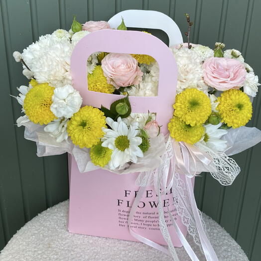 Композиция дофаминовая в сумочке
💛️🩷Fresh flower