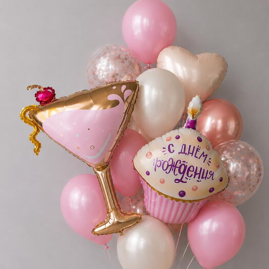 Набор шаров «Pink Celebration»