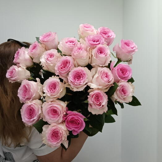 Букет из 25 роз Эквадор 60 см 0025