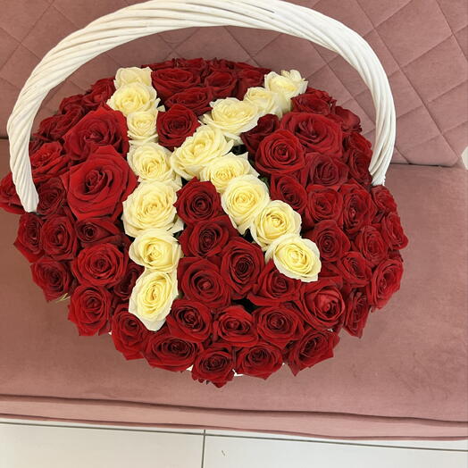 Корзина из роз 😍