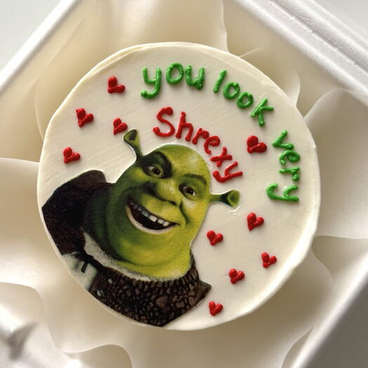 Бенто-торт «You look very Shrexy»