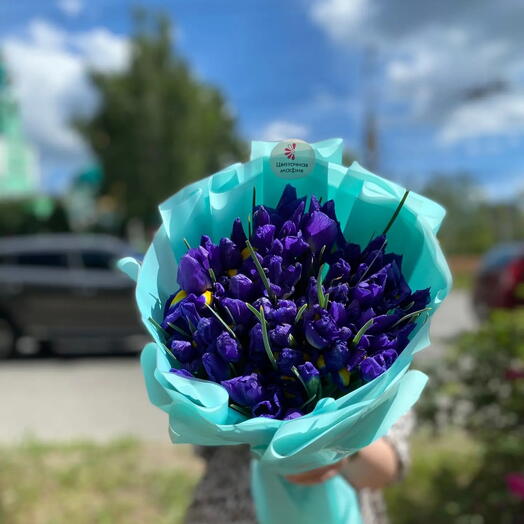 Букет из 51 ириса