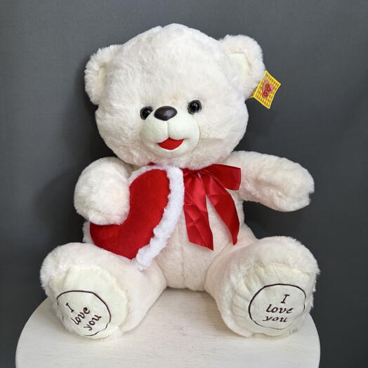 Мишка с сердцем «I love you»