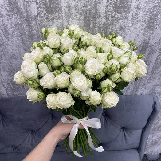 Букет из 9 пионовидных роз